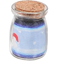 Unomor Sand Art Bottle with Cork Stopper Sand Storage Jar Gift Craft for Valentine Birthday Party Favors DIY Art Crafts