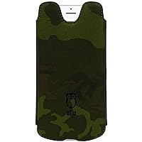 Premium Leather Sleeve for iPhone 8 Plus/ 7 Plus - Army Woodland Green UDUO7PPL77