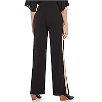 Womens Side Stripe Casual Wide Leg Pants