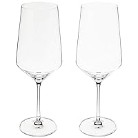 Schott Zwiesel Tritan Crystal Glass Pure Stemware Collection Bordeaux Red Wine Glass, 23-Ounce, Set of 2