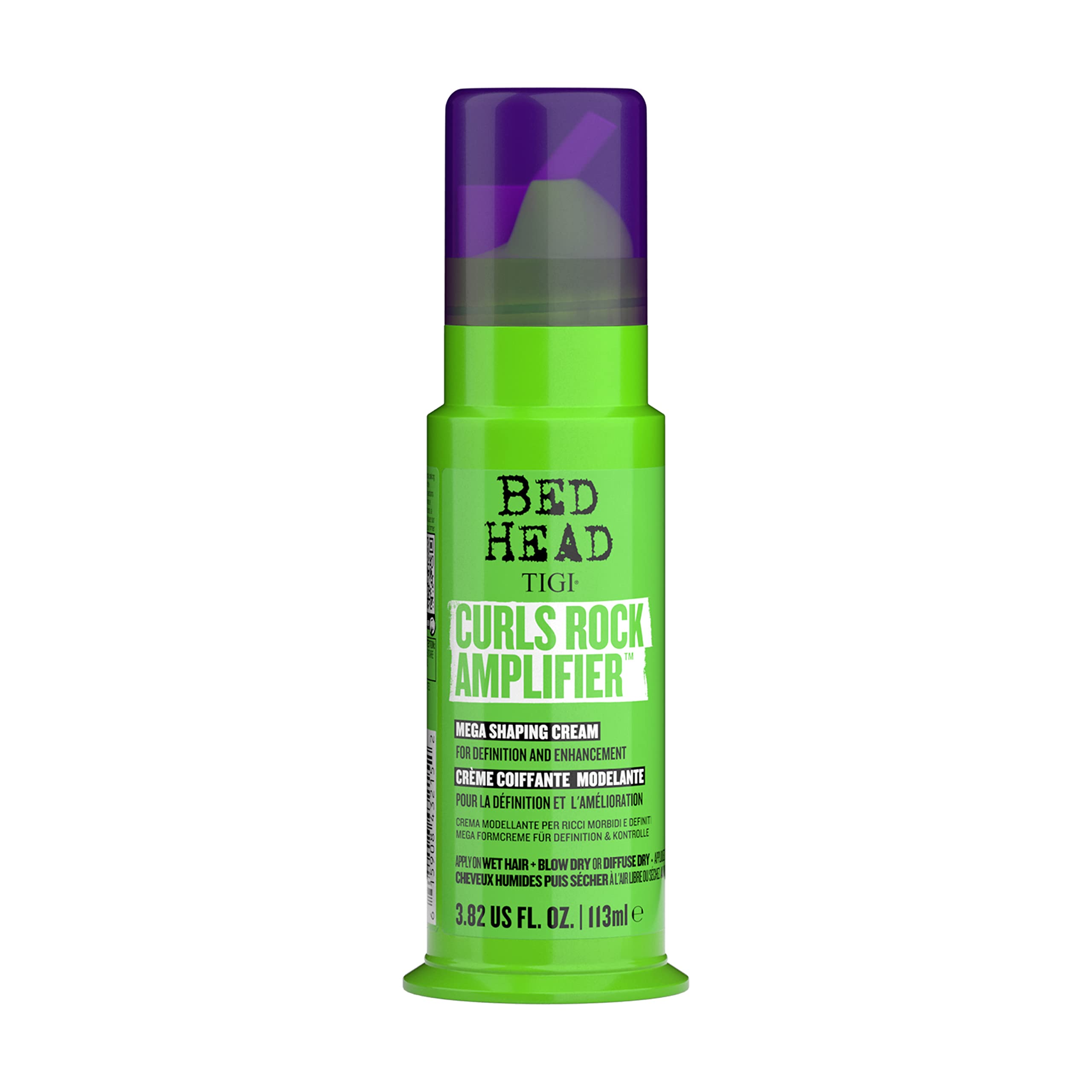 Bed Head by TIGI Curls Rock Amplifier Curly Hair Cream for Defined Curls 3.82 fl oz