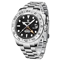 Pagani Design Watches Men GMT Automatic Self-Winding Mechanical Analog Sapphire Sports Waterproof Luminous Wrist Watch