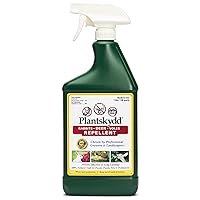 Animal Repellent - Repels Deer, Rabbits, Elk, Moose, Hares, Voles, Squirrels, Chipmunks and Other Herbivores; Ready to Use Liquid - 32 Oz Spray Bottle (PS-1L)