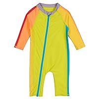 SwimZip Boys' Long-Sleeve UPF 50+ Swimsuit for Baby, Toddler, & Little Boys