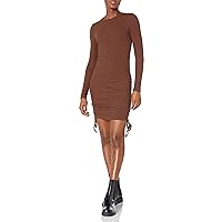 BCBGeneration Women's Ruched Mini Dress with Long Sleeves