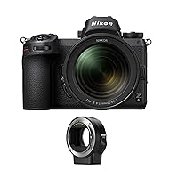 Nikon Z6 Mirrorless Camera with 24-70mm f/4 S Lens and Mount Adapter FTZ (Renewed)