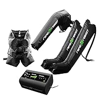 Rapid Reboot Complete Package: Compression Boot, Arm, Hip, & Pump. Sequential air Compression Therapy for Improved Circulation and Workout Recovery for Athletes. (M Boots, REG HIPS, REG arms)