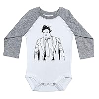 Funny Chris Farley Raglan Onesie, Chris Farley, Baby Onesie, Long Sleeve Onesie