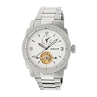 HERITOR Automatic Jeweled Automatic Movement 316L Surgical-Quality Stainless Steel Case/Sapphire-Coated Mineral Crystal and Bracelet Watch(Model: HERHR5001)