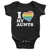 Threadrock Baby I Love My Aunts Infant Bodysuit