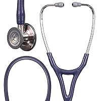 3M™ Littmann® Cardiology IV™ Diagnostic Stethoscope, 6187C, Stainless-finish Chestpiece with Midnight Blue Satin-Finish Tube for Added Comfort, Flexibility and Cleanability