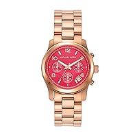 Michael Kors Runway Women's Watch, Stainless Steel Watch for Women with Steel, Ceramic or Silicone Band