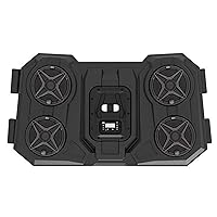 SSV Works WP3-RZ3O65 Polaris RZR 1000 2 and 4 seat Bluetooth 4 Speaker Overhead Weather Proof Audio System