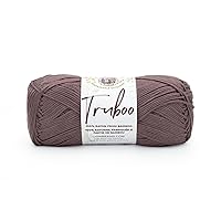Lion Brand Yarn Truboo Yarn for Knitting and Crocheting, Sable, 1 Pack