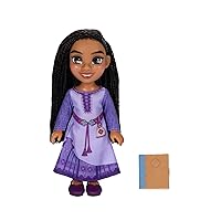 Disney Wish Asha Petite Doll 6 Inches Tall, Pocket Size with Authentic Movie Fashions