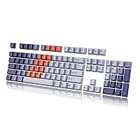 HK GAMING Custom Keycaps | Dye Sublimation PBT Keycap Set for Mechanical Keyboard | 139 Keys | Cherry Profile | ANSI US-Layout | Compatible with Cherry MX, Gateron, Kailh, Outemu | Sunset