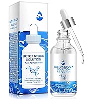 Botox Stock Solution Facial Serum, Hyaluronic Acid Serum For Face, Botox Face Serum Instant Face Tightening, Reduce Fine Lines, Wrinkles, Boost Skin Collagen, Hydrate & Plump Skin