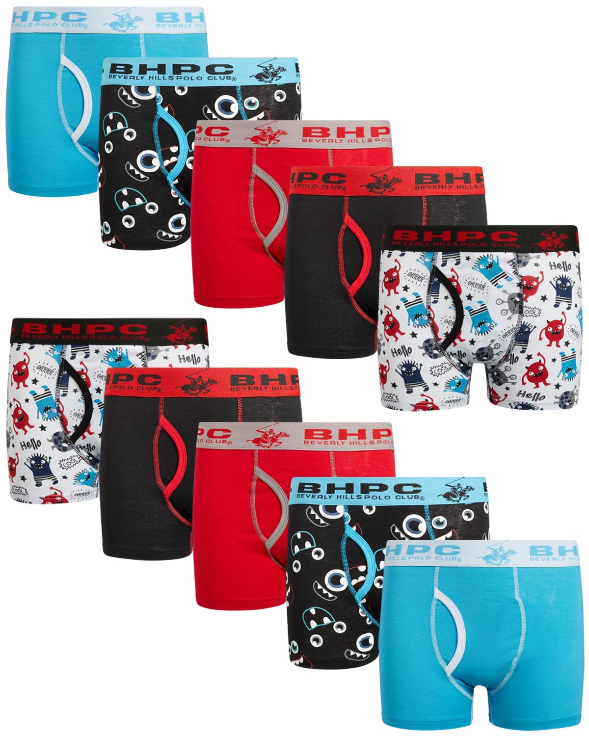 Mua Beverly Hills Polo Club Little Boys' Boxer Briefs Underwear with Fun  Prints (10 Pack) trên Amazon Mỹ chính hãng 2023 | Giaonhan247