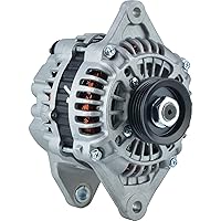 DB Electrical 400-48188 Alternator Compatible with/Replacement for 2 Clock 80 Amp Internal Fan Type Solid Pulley Type Internal Regulator CW Rotation 12V Kubota V3800 11685