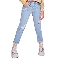 YMI Girls Taylor Dream Relaxed Fit Cuffed Jeans