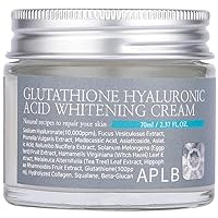 APLB Glutathione Hyaluronic Acid Tone Up Cream 2.37FL.OZ/Korean Skin Care, Long lasting Hydrate moisture through Hyaluronic Acid