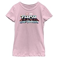 Marvel Thor Love and Thunder Logo Girls T-Shirt