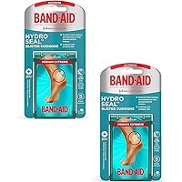 Band-Aid Brand Hydro Seal Blister Cushion Bandages, Waterproof Adhesive Pads, Medium, 5 ct (5 Count - Pack of 2)