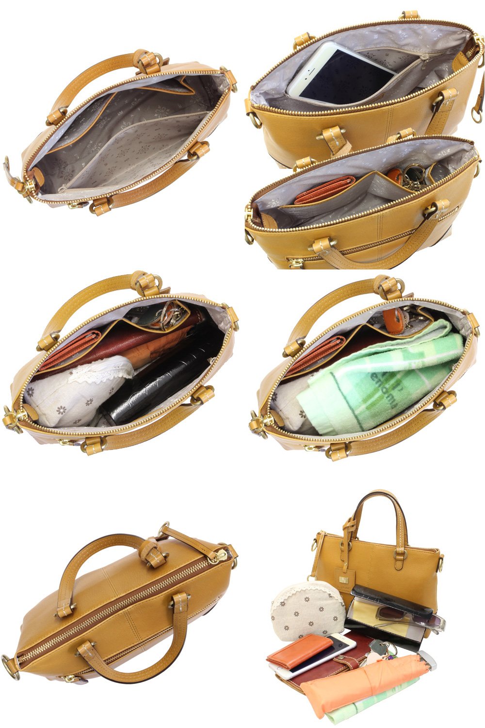LIME made in Japan L1936 Mini Shoulder Bag, 2-way Handbag, Women's, Genuine Leather, Made in Japan, Lime, Zip, Silky