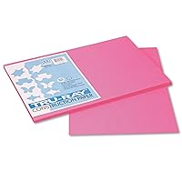 Pacon 103045 Tru-Ray Construction Paper, 76 lbs., 12 x 18, Shocking Pink, 50 Sheets/Pack