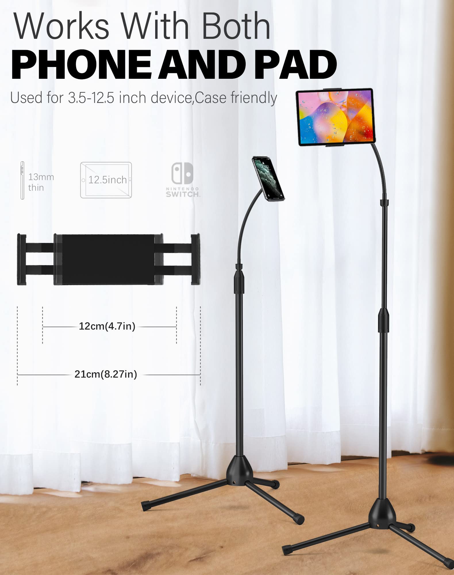 ONE TO FOUR Phone Tripod Stand, 69