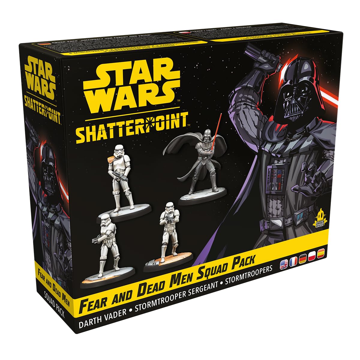 Atomic Mass Games Star Wars Shatterpoint Fear and Dead Men Squad Pack - Tabletop Miniatures Game, Strategy Game for Kids and Adults, Ages 14+, 2 Players, 90 Minute Playtime, Made
