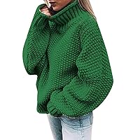 Womens Sweatshirt Solid Color Turtleneck Long Sleeve Women Sweatshirt Oversize Sweaters for Women Hoodies