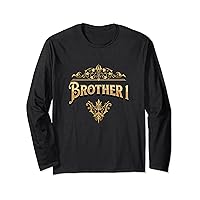 Classic classy ornamental family brother 1 one Long Sleeve T-Shirt