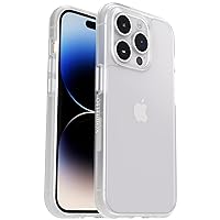 OtterBox iPhone 14 Pro Max (ONLY) Prefix Series Case - CLEAR , ultra-thin, pocket-friendly, raised edges protect camera & screen, wireless charging compatible