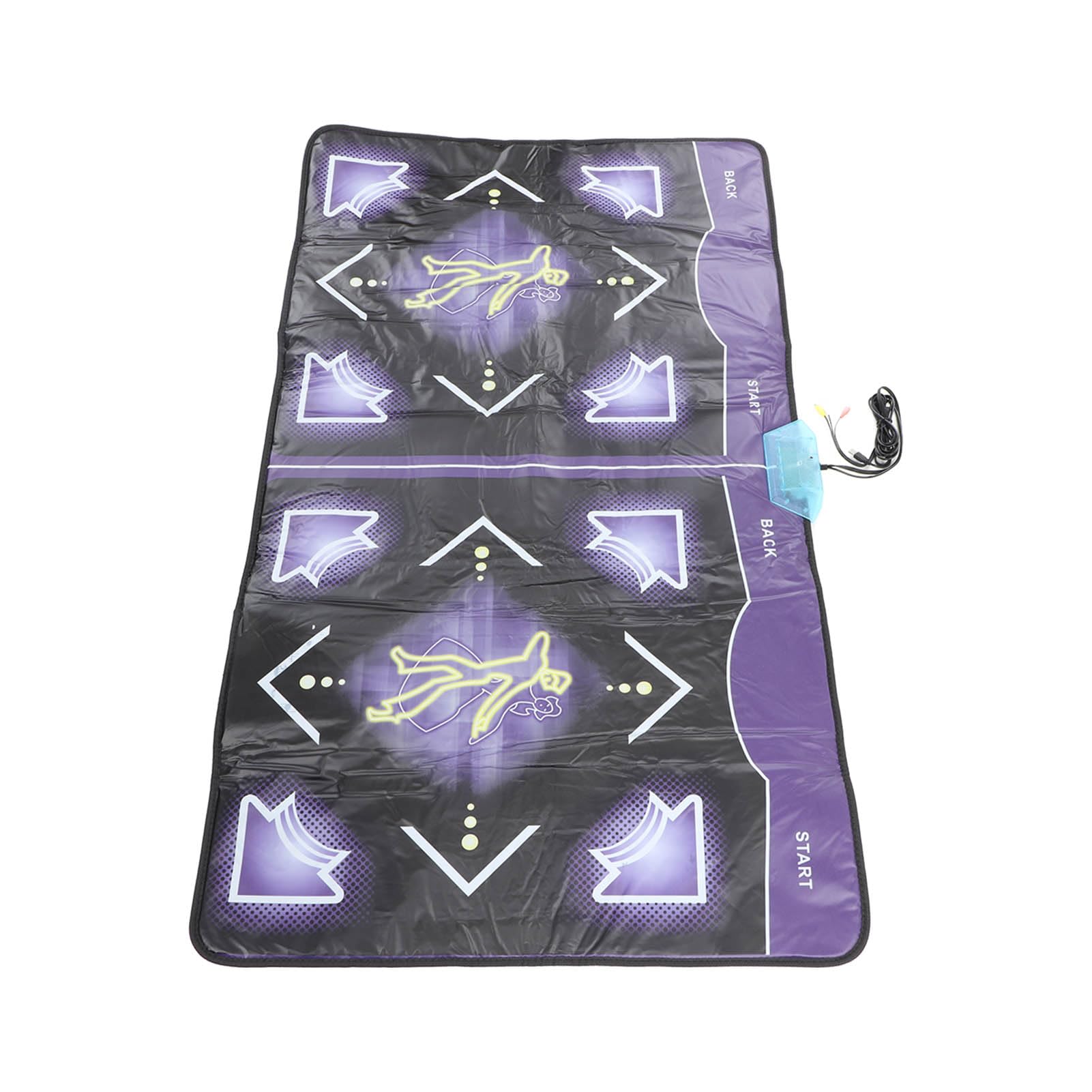 Luqeeg Wireless Electronic Dance Mats, Double User Exercise Fitness Playmat, Non Slip Dancing Pad with Remote Control for Improve Coordination, Family Entertainment, Musical Gift Toy