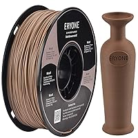 ERYONE Filament PLA 1.75 mm, Special 3D Printing PLA Filament 1.75 mm +/-0.03mm for 3D Printers and 3D Pens, 1kg (2.2lbs)/Spool, Dark Wood