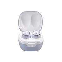 Altec Lansing Nanobuds - Truly Wireless Earbuds with Charging Case, TWS Waterproof Bluetooth Earbuds with Touch Controls for Travel, Sports, Running, Working (ICY)