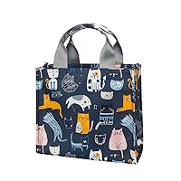 Small Diaper Bags Waterproof Travel Tote Mini Diaper Bag Multi-Function Small Diaper Bag Crossbody Bag(Cat Paradise)