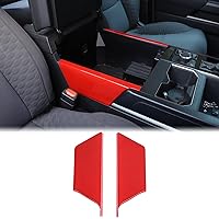 Center Console Side Armrest Box Lower Panel Trim Cover Fit Toyot@a Tundra/Sequoia 2022 2023 Truck Center Control Gear Shift Side Panel Decorative Sticker Protection ABS Interior Accessories
