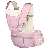 Agudan Baby Carrier | Embrace Carrier with Hip Seat - 6 in 1 Ergonomic Waist Stool Newborn to Toddler 0-36 Months