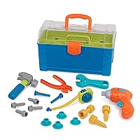 Battat – Kids Tool Set – Pretend Construction Toys – Durable Toy Tools – Toddler Tool Box – Busy Builder Tool Box- 3 Years +