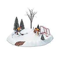 Department 56 Accessories for Villages Hockey Practice Animated Accessory Figurine, 7.5 Inch, Multicolor