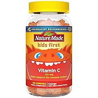 Kids First Vitamin C Gummies, Dietary Supplement for Immune Support, 110 Gummies, 110 Day Supply