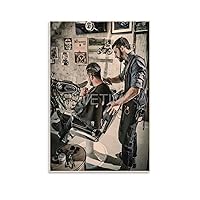 AYTGBF Men's Hairstyles Barber Shop Decor Posters Beauty Salon Poster (14) Canvas Painting Wall Art Poster for Bedroom Living Room Decor 20x30inch(50x75cm) Unframe-style