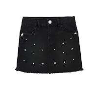 Girl's Star Studded Denim Skirt, Sizes 4-12
