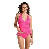 La Blanca Women's Island Goddess Halter Tankini Swimsuit Top