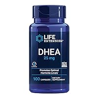 Life Extension DHEA 60 & 100 Capsules - for Hormone Balance, Immune Support, Sexual Health, Bone & Cardiovascular Health