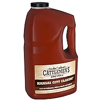 Cattlemen's Kansas City Classic BBQ Sauce, 1 gal - One Gallon Jug of Kansas City Barbecue Sauce, Perfect Tangy, Sweet Flavor for Pork, Wings, Chicken and More