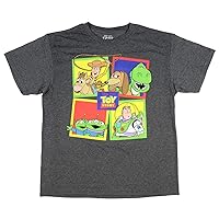 Disney Boys Pixar Toy Story 4 Character Boxes Shirt