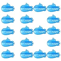 Humidifier Tank Cleaner for Warm&Cool Most Humidifiers and Fish Tank Humidifier Demineralization Purifie Water Soften Hard Water 18-Pack (Blue, Adorable, Submarine Shape)